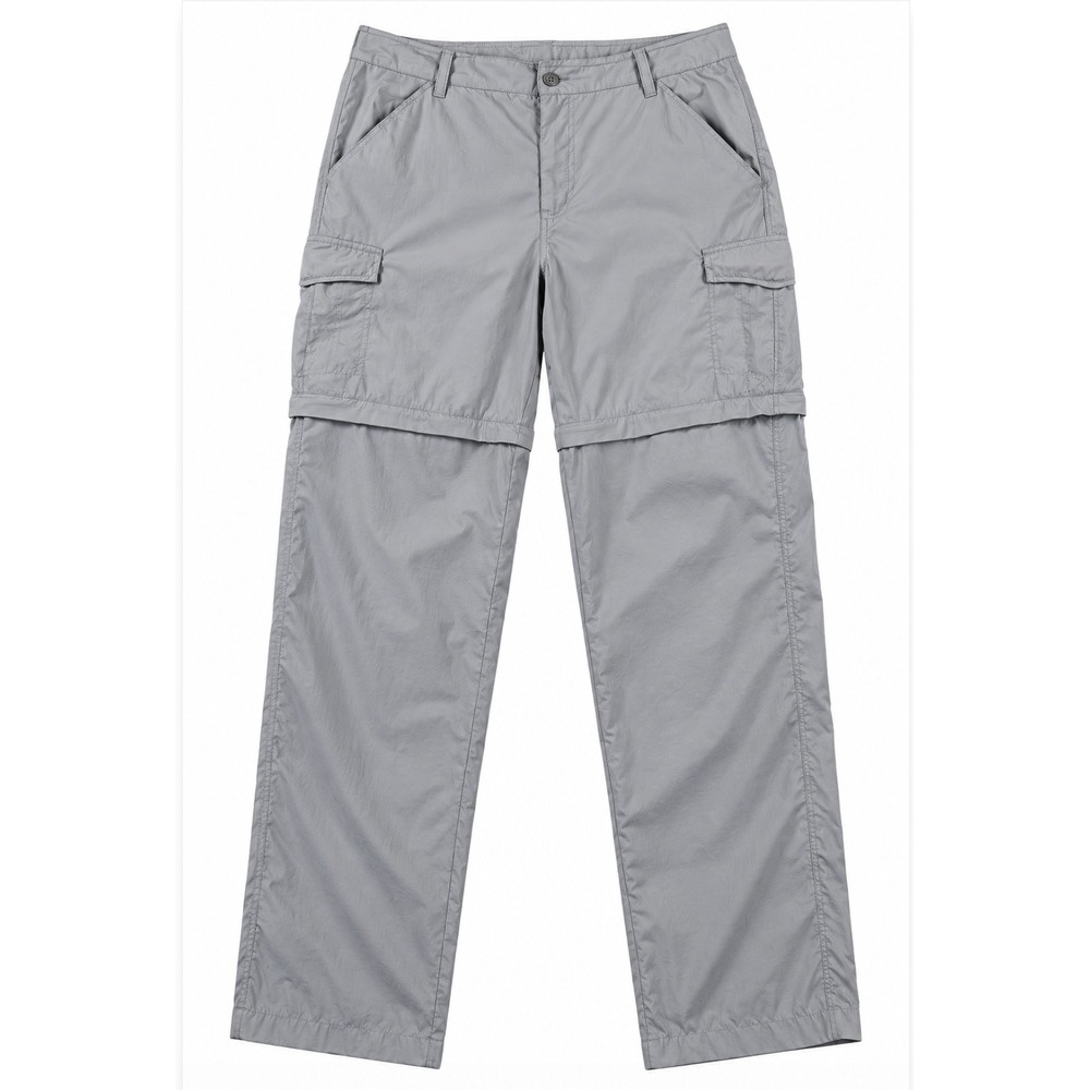 Columbia PFG Convertible Cargo Pants Large Grey Hiking Fishing Gorpcore Utility
